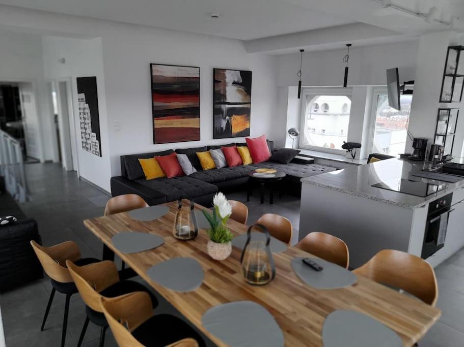 100M2 Penthouse On Top Of The City 1000Mb/S, Airc. فروتسواف المظهر الخارجي الصورة